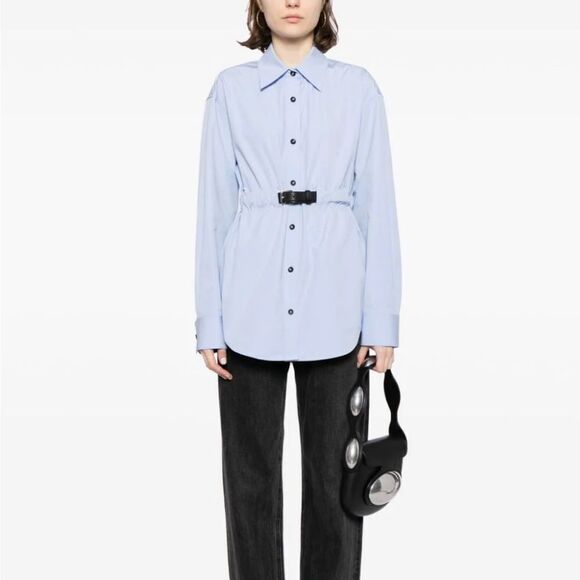 Alexander Wang  Oversized Belted Cotton Shirt size M - Picture 2 of 16